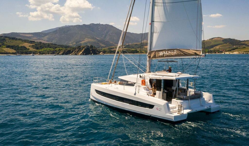 Bali 4.2 Type: Catamaran Model: 2024 Length: 12,84m Capacity: 12people Cabins: 4 +1 WC: 4