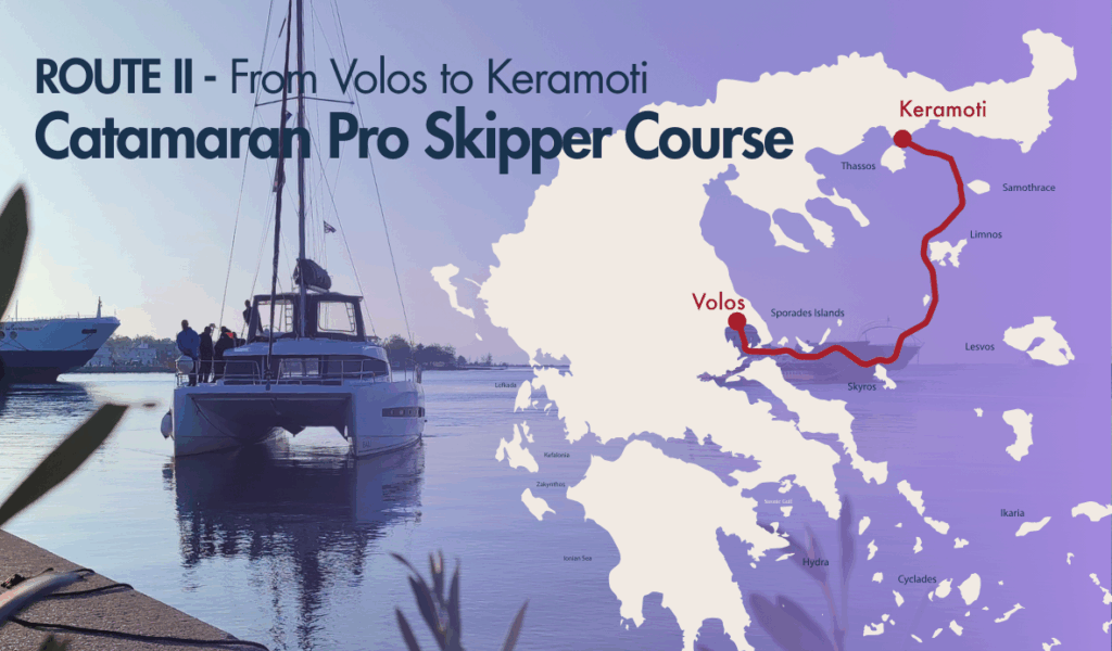 XIV Bonus Miles Flotilla Catamaran Pro Skipper Course - Become a Professional Skipper and work in the Sailing Industry in Greece